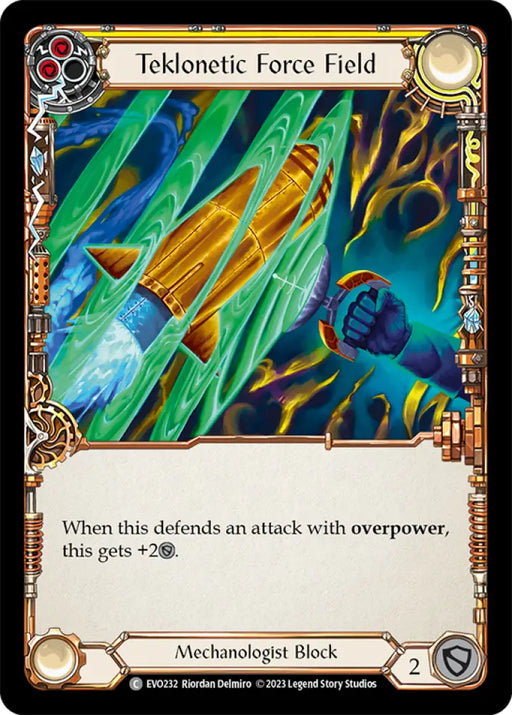 Teklonetic Force Field (Yellow) [Bright Lights] - Flesh And Blood Single