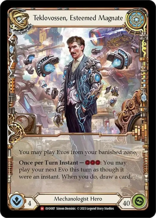 Teklovossen Esteemed Magnate [Bright Lights] - Flesh And Blood Single