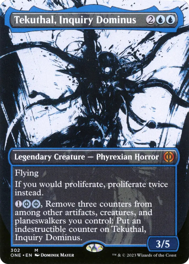 Tekuthal Inquiry Dominus (Borderless Ichor) [Phyrexia: All Will Be One] - MTG Single