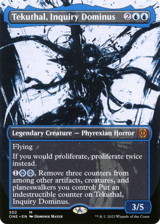 Tekuthal Inquiry Dominus (Borderless Ichor) [Phyrexia: All Will Be One] - MTG Single