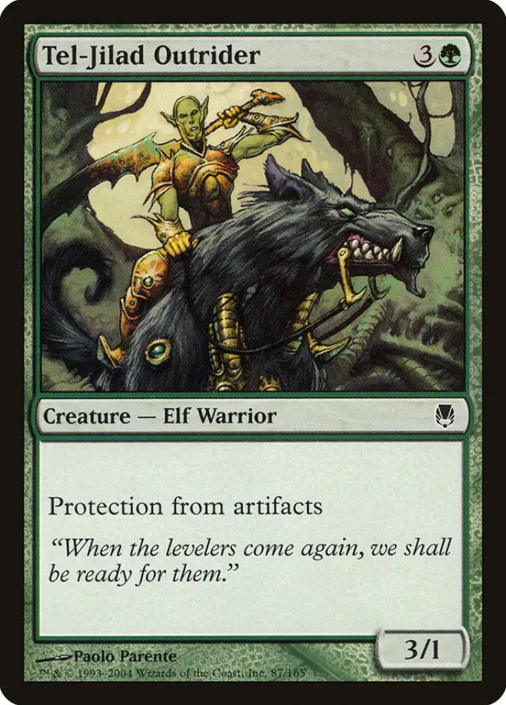 Tel-Jilad Outrider [Darksteel] - MTG Single
