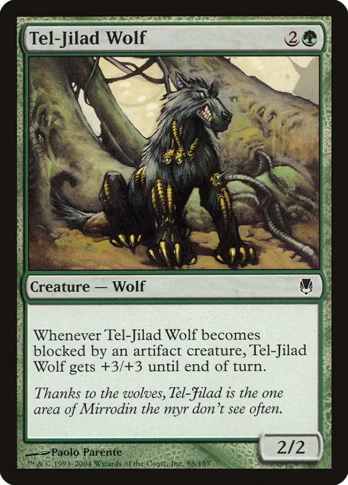 Tel-Jilad Wolf [Darksteel] - MTG Single
