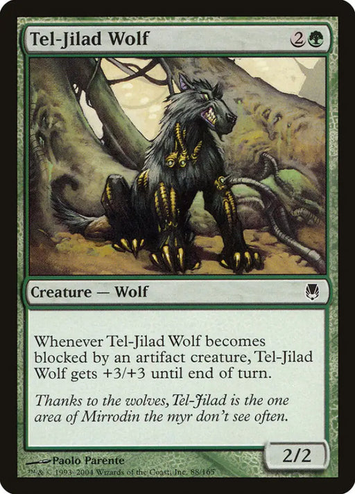 Tel-Jilad Wolf [Darksteel] - MTG Single