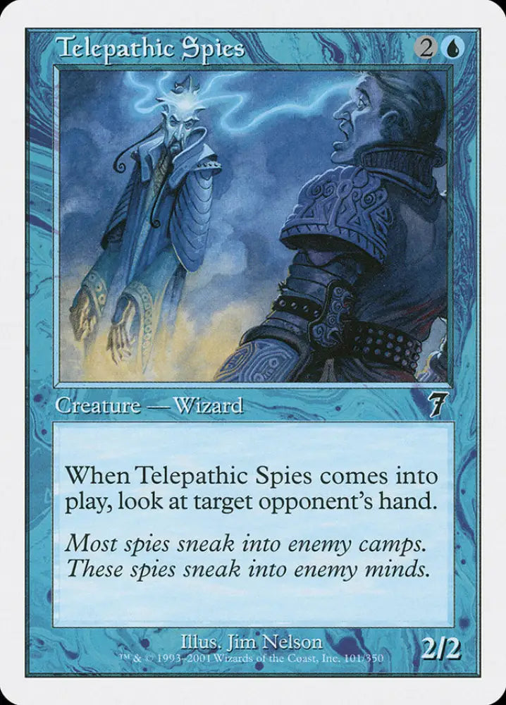 Telepathic Spies [Seventh Edition] - MTG Single