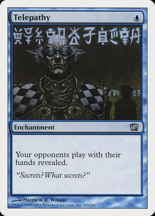 Telepathy (105) [Eighth Edition] - MTG Single