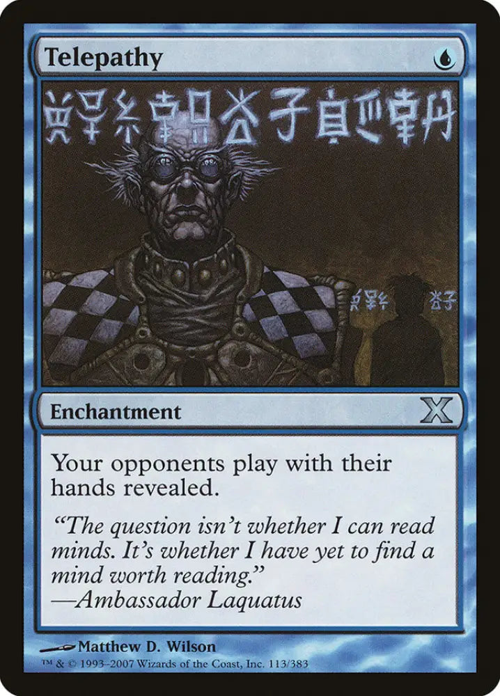 Telepathy [Tenth Edition] - MTG Single