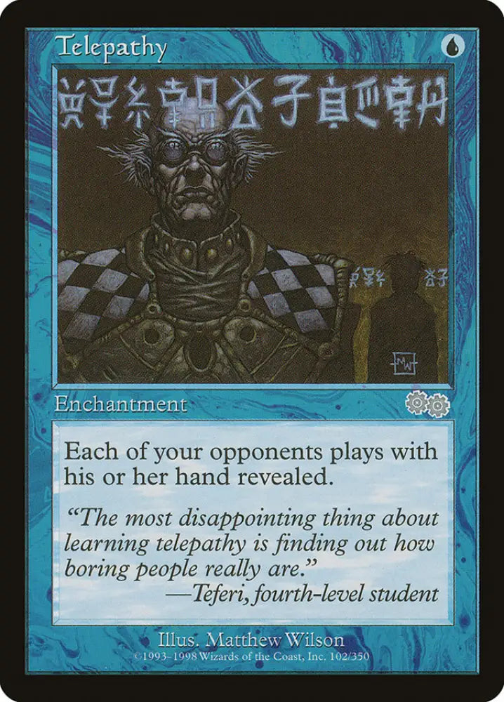 Telepathy [Urza’s Saga] - MTG Single