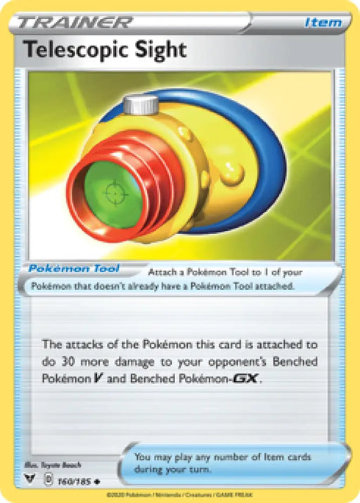 Telescopic Sight (160/185) [Sword & Shield: Vivid Voltage] - Pokemon Single