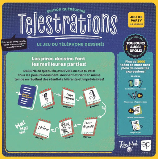 Telestrations: Éd. Québécoise - Nouvelle Édition (FR) - Board Games