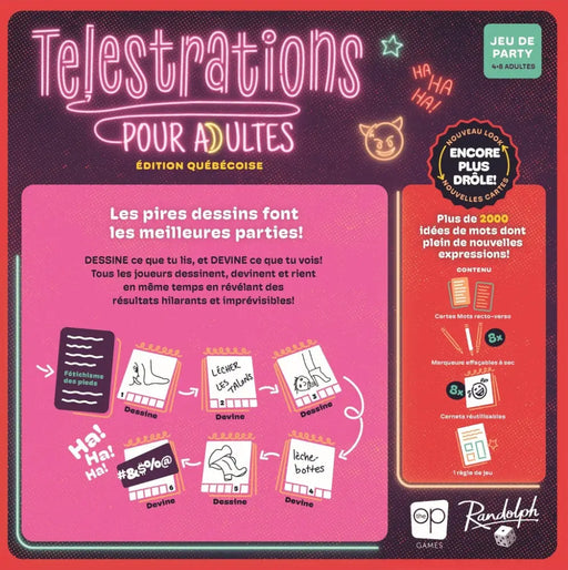 Telestrations pour Adultes: Éd. Québécoise (FR) - Board Games