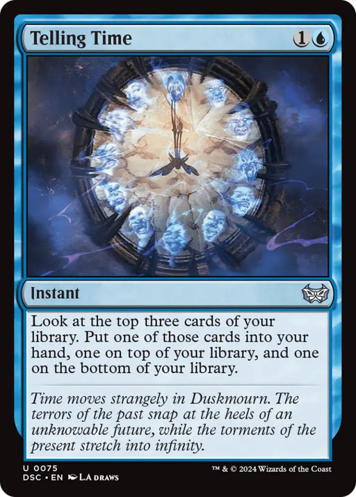 Telling Time [Duskmourn: House of Horror Commander] - MTG Single