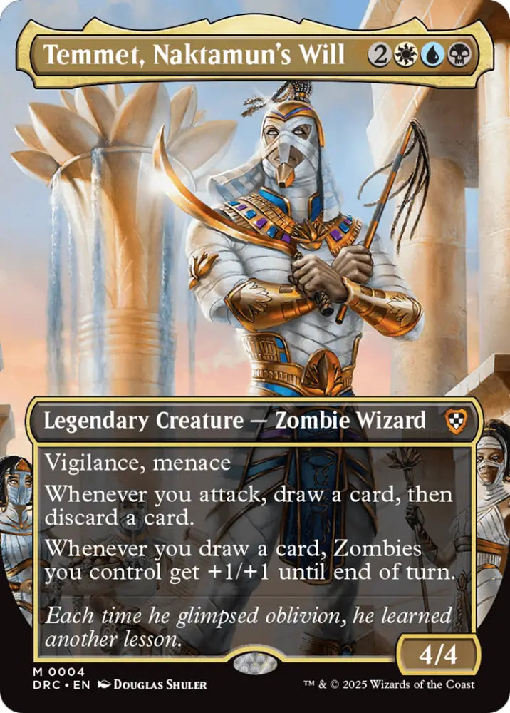 Temmet Naktamun’s Will (Borderless) [Aetherdrift Commander] - MTG Single