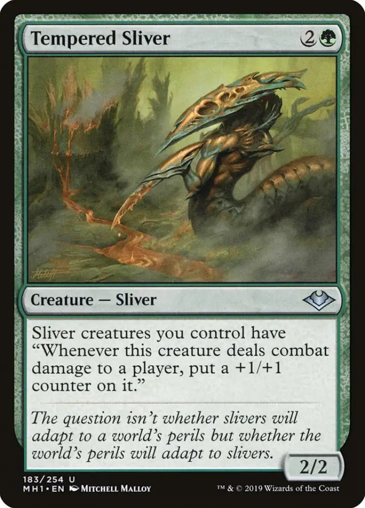 Tempered Sliver [Modern Horizons] - MTG Single