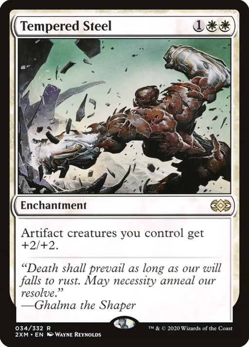 Tempered Steel [Double Masters] - MTG Single