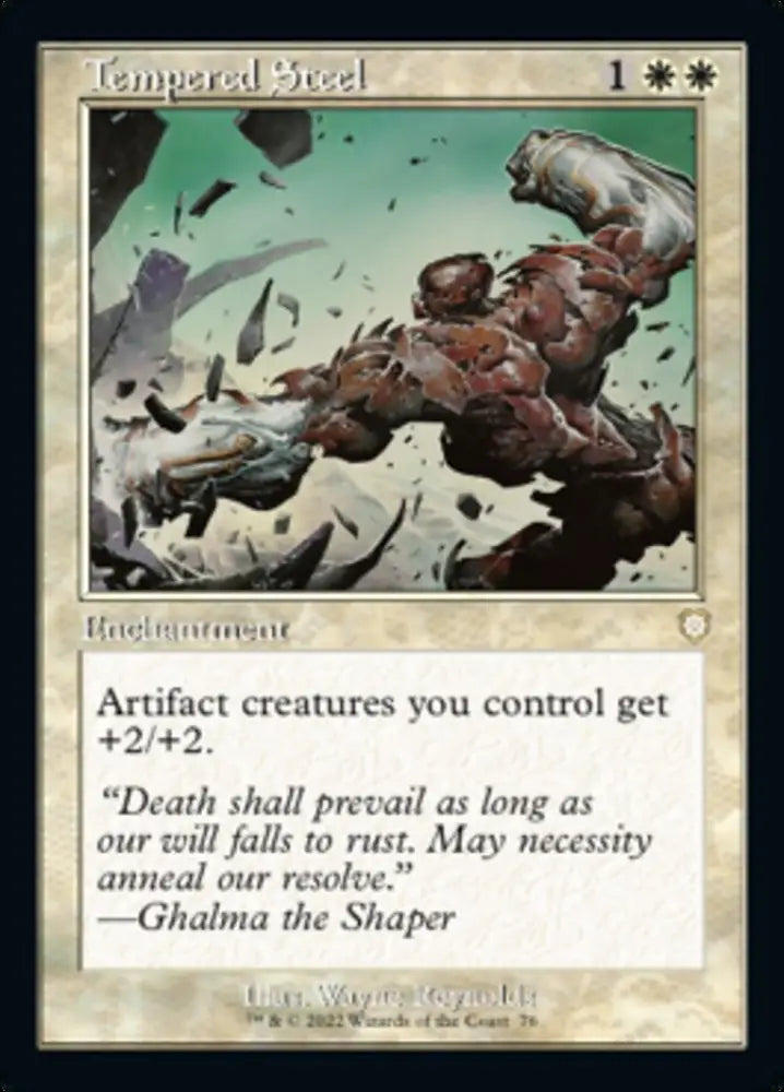 Tempered Steel (Retro) [The Brothers’ War Commander] - MTG Single