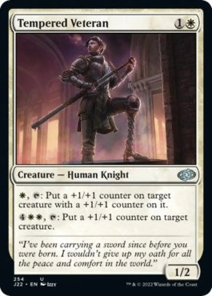 Tempered Veteran [Jumpstart 2022] - MTG Single