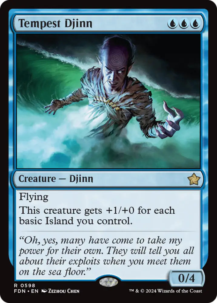 Tempest Djinn [Foundations] - MTG Single