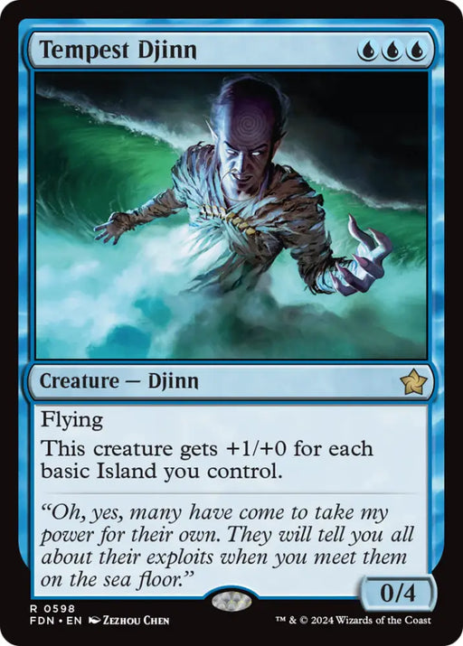 Tempest Djinn [Foundations] - MTG Single