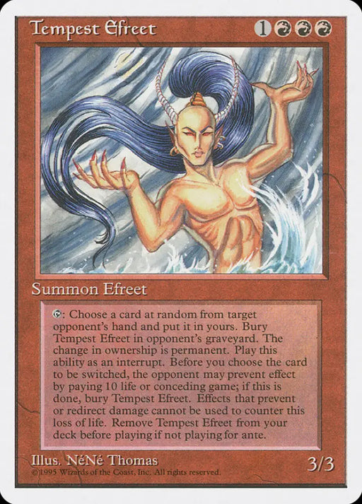 Tempest Efreet [Fourth Edition] - MTG Single