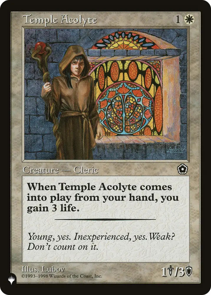 Temple Acolyte [The List] - MTG Single