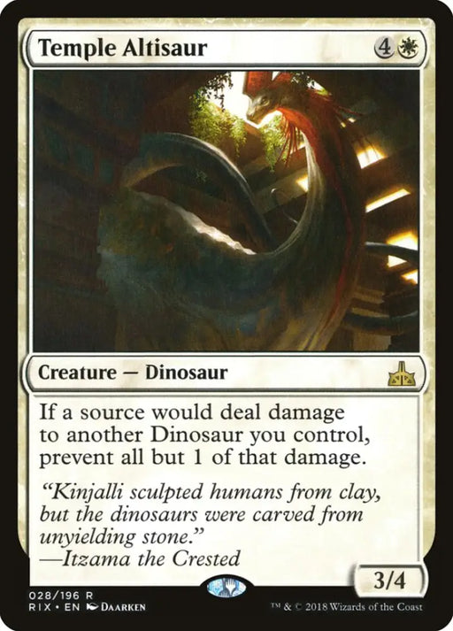 Temple Altisaur [Rivals of Ixalan] - MTG Single