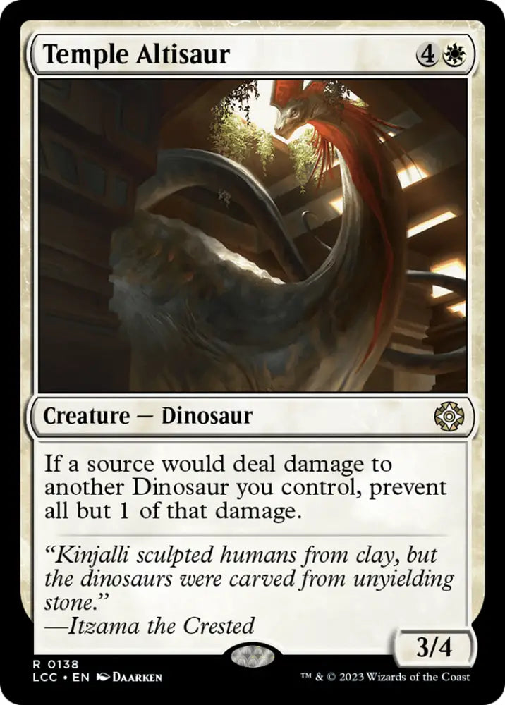 Temple Altisaur [The Lost Caverns of Ixalan Commander] - MTG Single