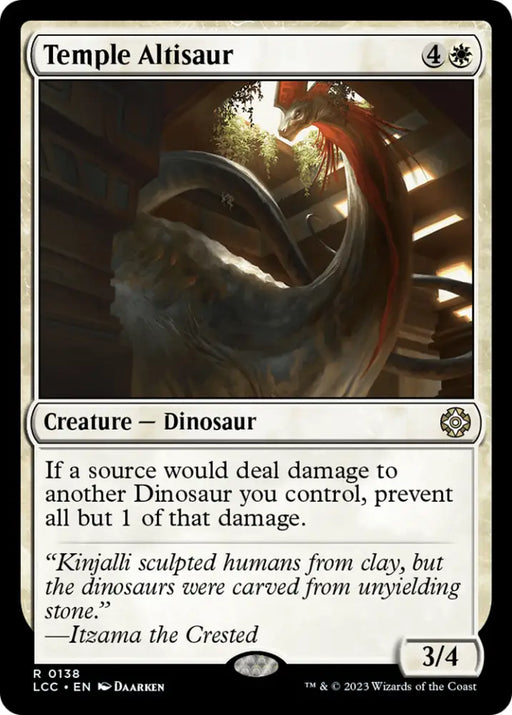 Temple Altisaur [The Lost Caverns of Ixalan Commander] - MTG Single