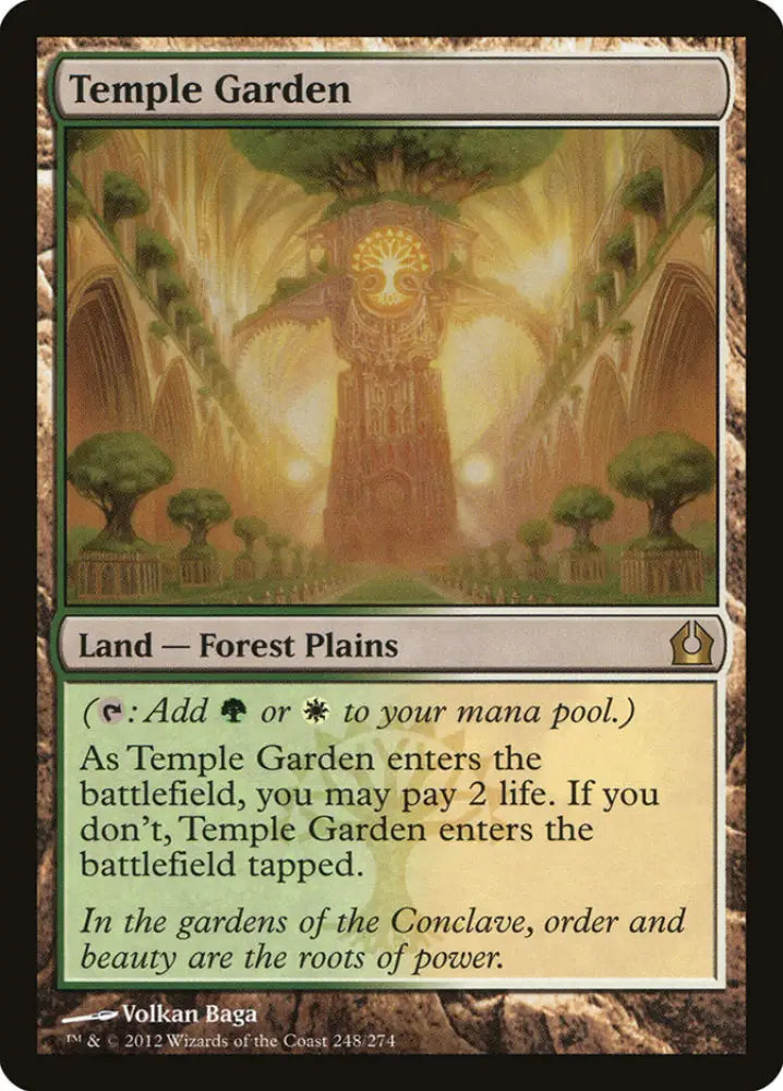 Temple Garden [Return to Ravnica] - MTG Single
