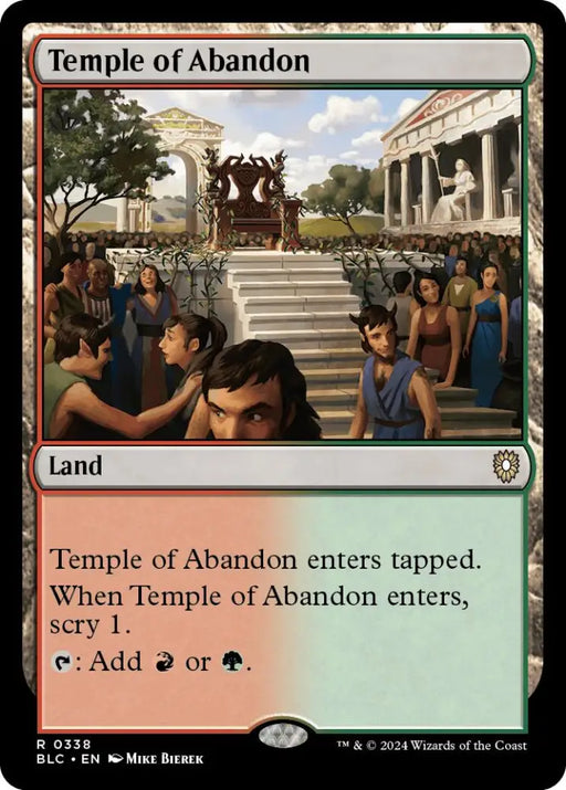 Temple of Abandon [Bloomburrow Commander] - MTG Single