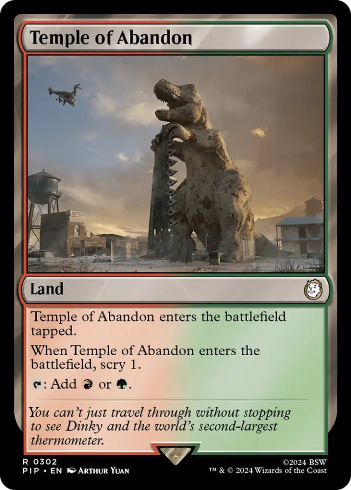 Temple of Abandon [Fallout] - MTG Single