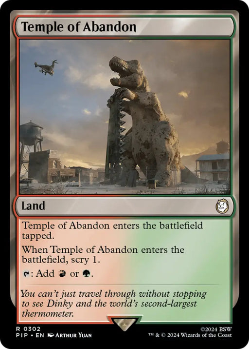 Temple of Abandon [Fallout] - MTG Single