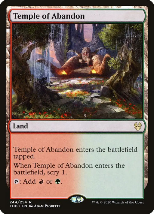 Temple of Abandon [Theros Beyond Death] - MTG Single