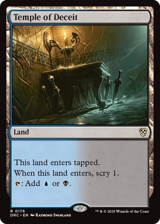 Temple of Deceit [Aetherdrift Commander] - MTG Single