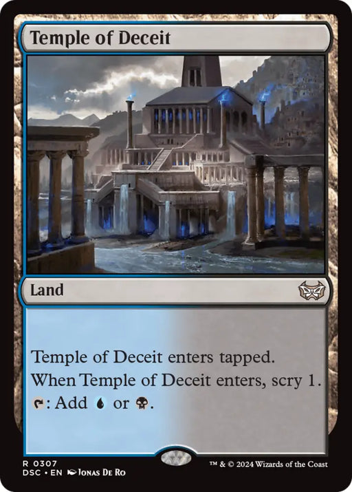 Temple of Deceit [Duskmourn: House of Horror Commander] - MTG Single