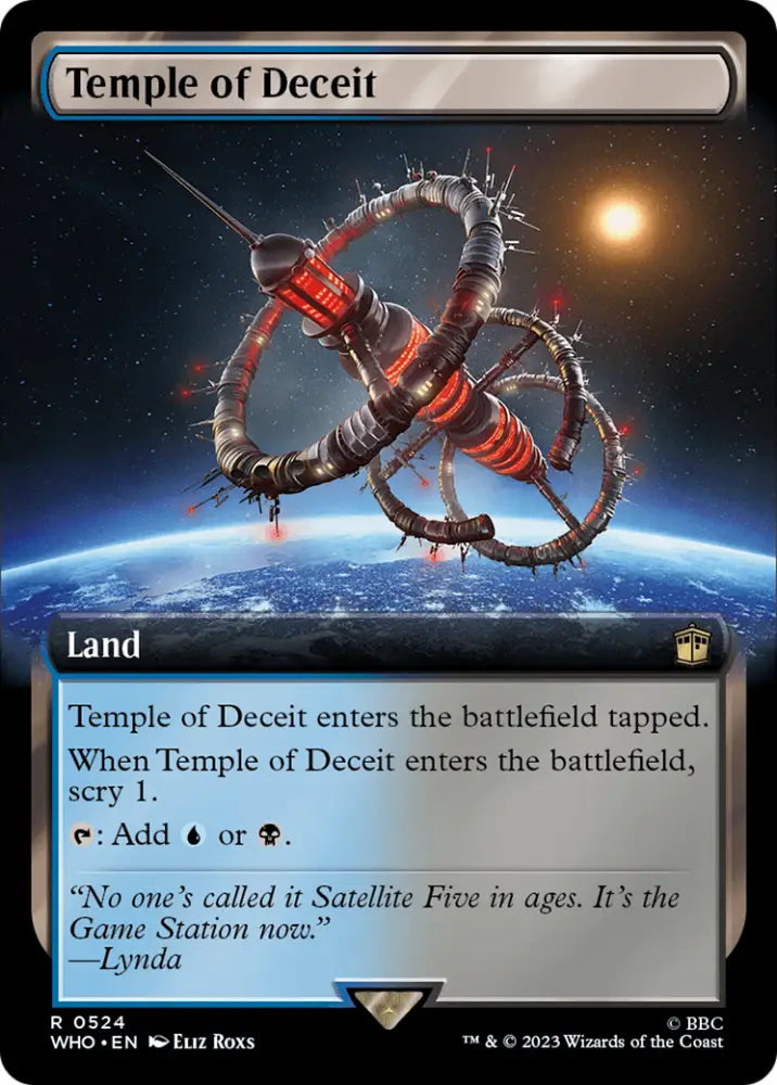 Temple of Deceit (Extended Art) [Doctor Who] - MTG Single