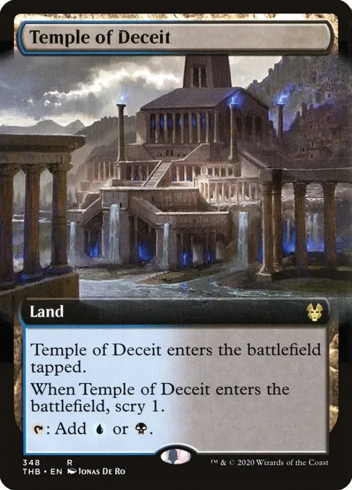 Temple of Deceit (Extended Art) [Theros Beyond Death] - MTG Single