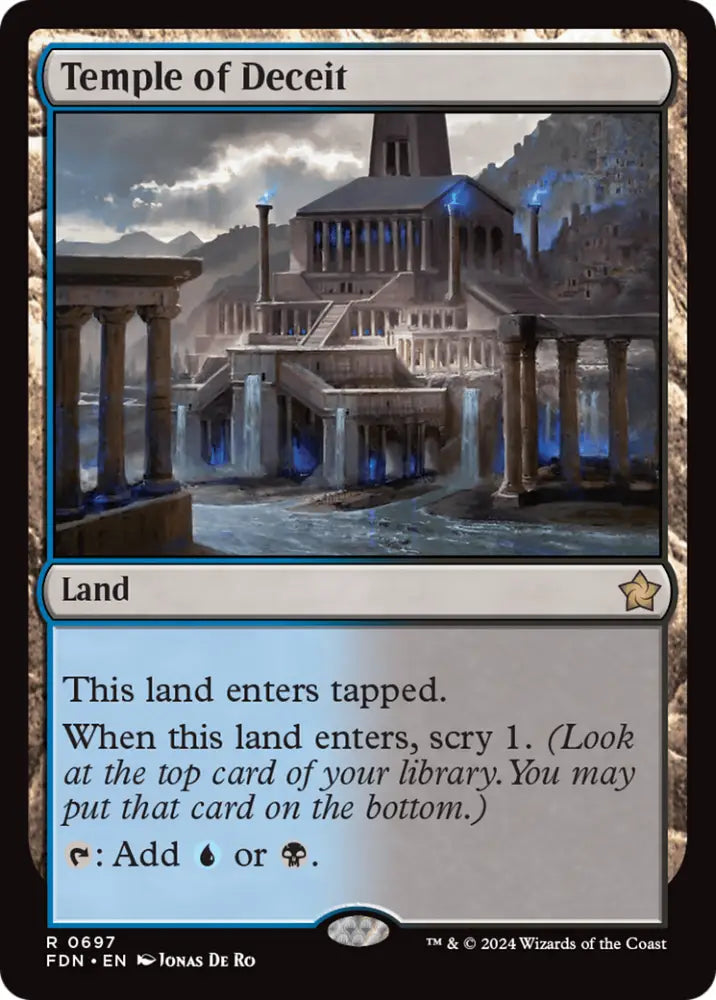 Temple of Deceit [Foundations] - MTG Single