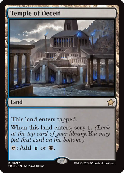 Temple of Deceit [Foundations] - MTG Single