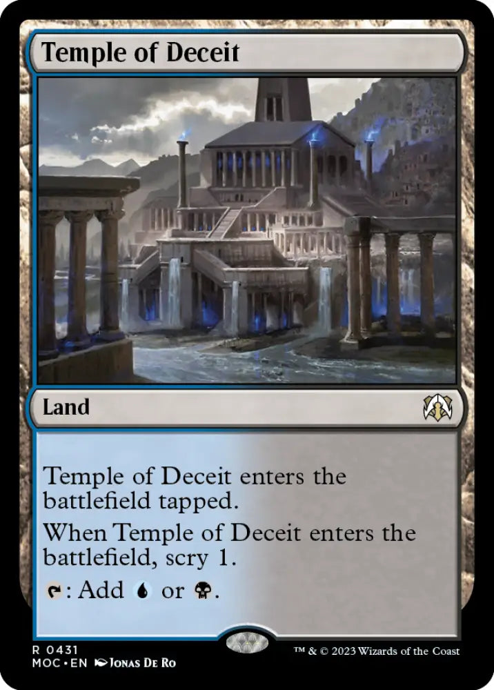 Temple of Deceit [March of the Machine Commander] - MTG Single