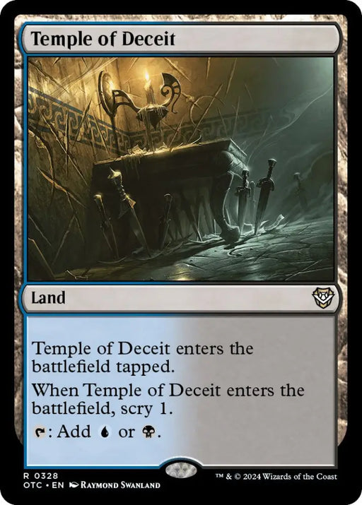 Temple of Deceit [Outlaws of Thunder Junction Commander] - MTG Single