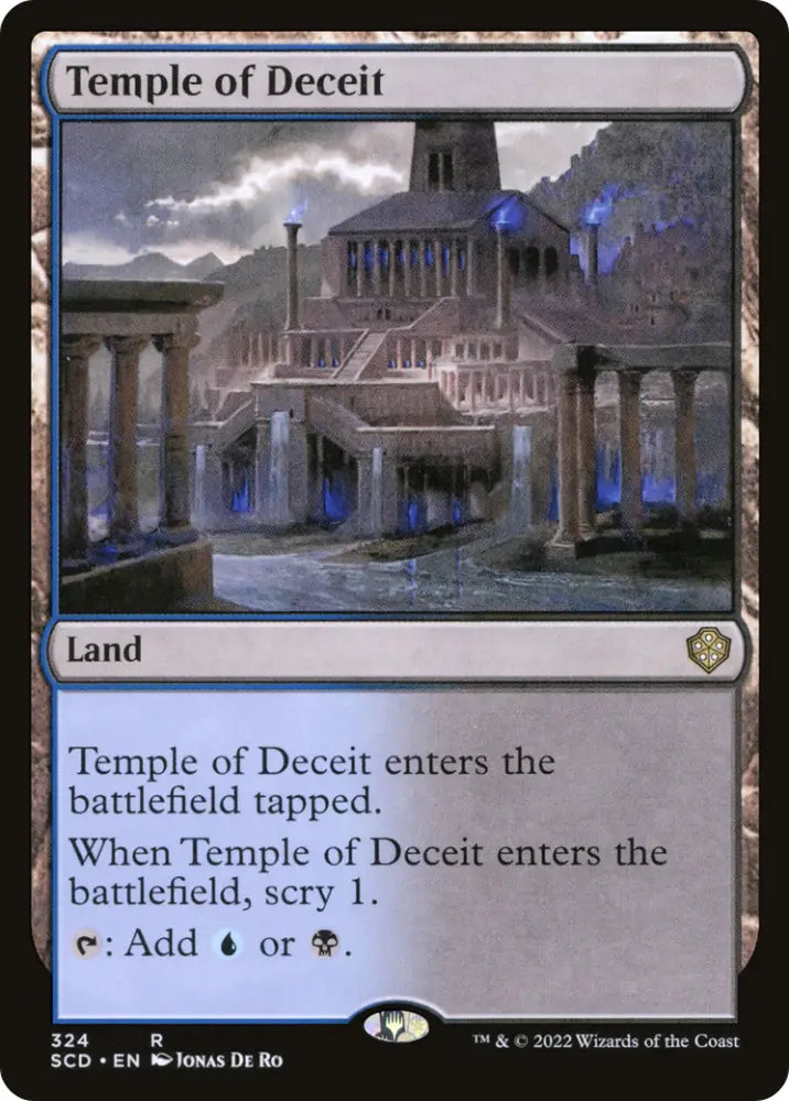 Temple of Deceit [Starter Commander Decks] - MTG Single
