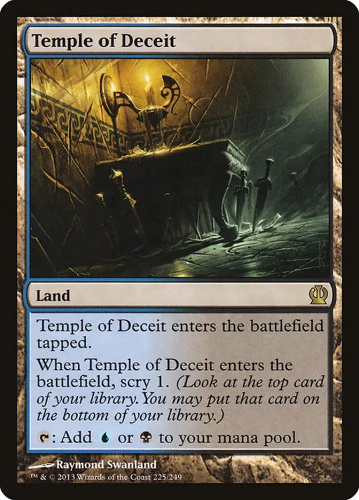 Temple of Deceit [Theros] - MTG Single