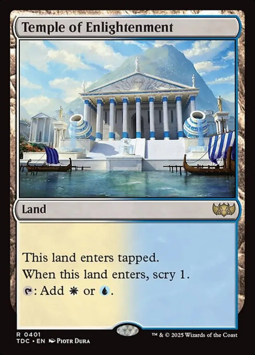 Temple of Enlightenment (401) [Tarkir: Dragonstorm Commander]