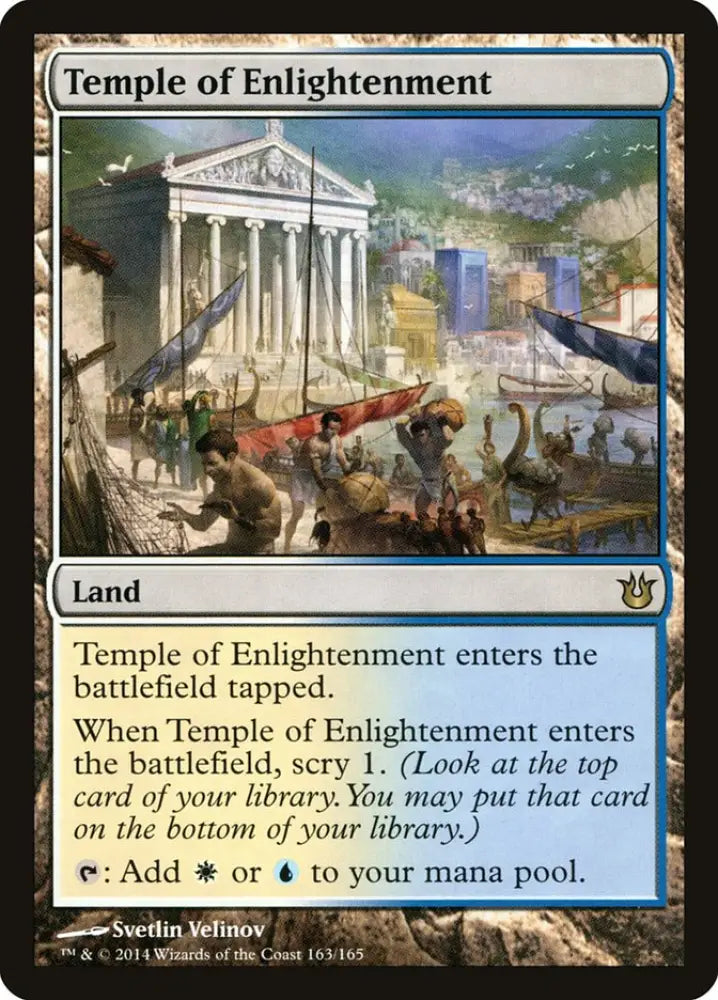 Temple of Enlightenment [Born of the Gods] - MTG Single