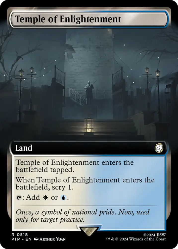 Temple of Enlightenment (Extended Art) [Fallout] - MTG Single