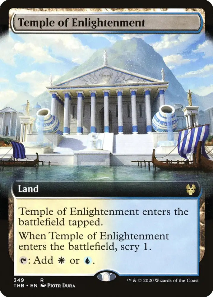 Temple of Enlightenment (Extended Art) [Theros Beyond Death] - MTG Single