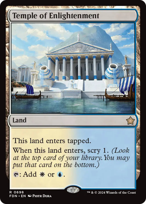 Temple of Enlightenment [Foundations] - MTG Single