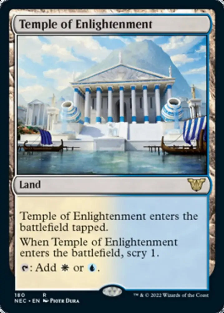 Temple of Enlightenment [Kamigawa: Neon Dynasty Commander] - MTG Single