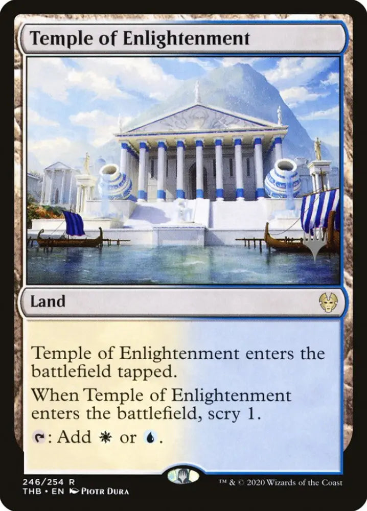 Temple of Enlightenment (Promo Pack) [Theros Beyond Death Promos] - MTG Single