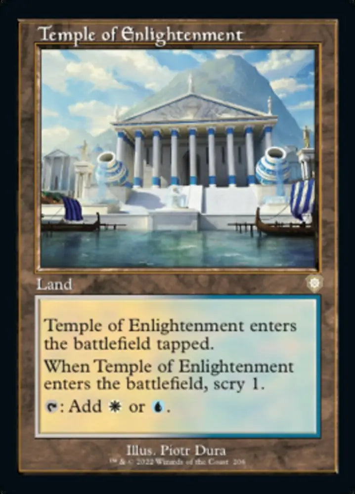 Temple of Enlightenment (Retro) [The Brothers’ War Commander] - MTG Single